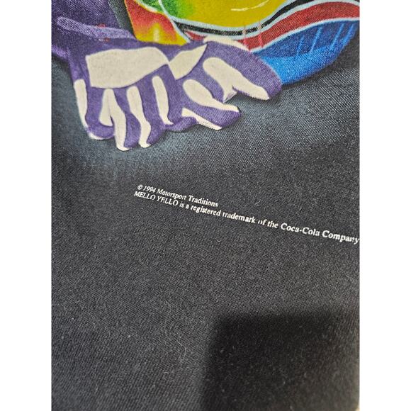 Rare Vintage 1994 Kyle Petty Mello Yello #42 NASCAR Crewneck Large Faded - Picture 3 of 10